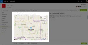 SharePoint Map Web part